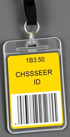 A barcoded ID for better inventory management