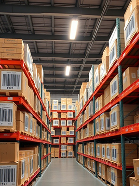 Inventory operations using barcoding for its parts