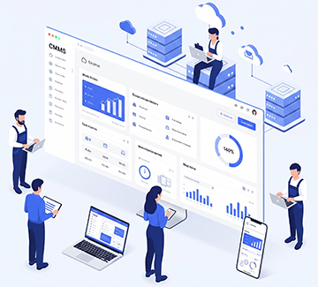 Mechanics and managers using a cloud-based CMMS for better operations