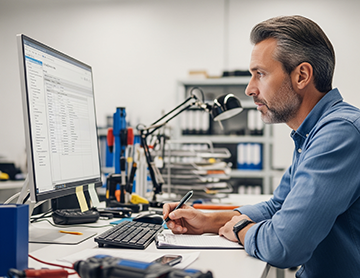 A CMMS admin configuring his system for better success.