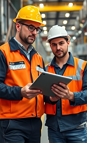 A supervisor uses a CMMS to document compliance maintenance 