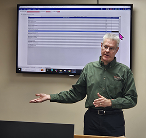 John Appel hosting a MAPCON CMMS training session