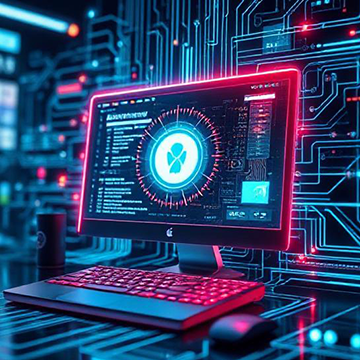 A laptop representing maintenance software for enhanced performance and user experience.