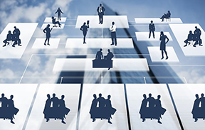 A representation of human resources overseen by a CMMS.