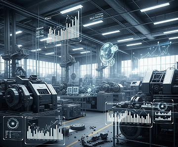 The various components of idle time in an industrial setting.