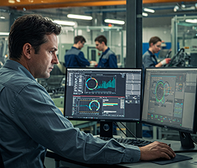 A maintenance manager studies a CMMS to determine its capabilities.