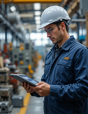 A maintenance manager uses a CMMS to organize his maintenance department.