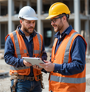 Maintenance technicians reviewing CMMS reports to increase SAR.