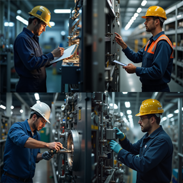 Technicians conducting preventive maintenance for better operations.