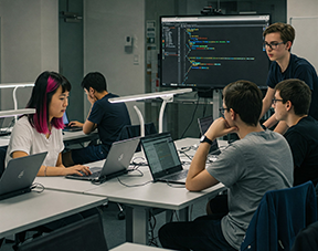 A group of up-and-coming software engineers.