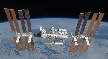 The international space station, an asset that could be maintenanced with the assistance of a CMMS.