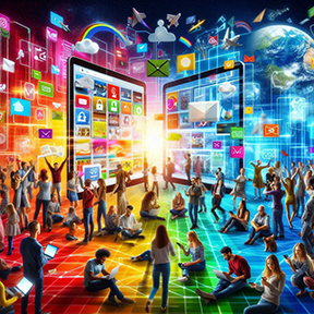 A representation of the vastness of technology websites