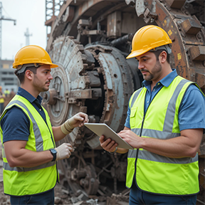Maintenance workers use a CMMS to combat unplanned downtime.
