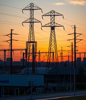 A utilities company manages inventory to keep electrical stations operating.