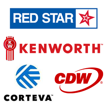 Logos of some of Mapcon's clients